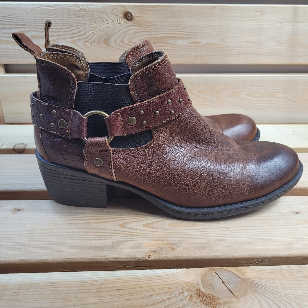 B.O.C Born Concept Claudette Leather Ankle Boots women size 9.5